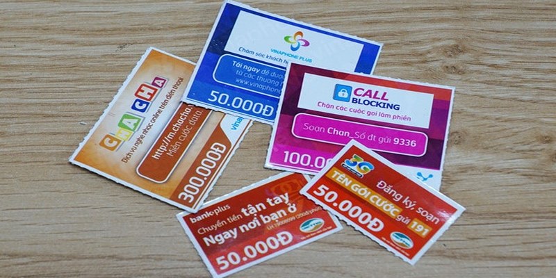 Hình thức thẻ cào thì sẽ nhanh hơn các loại còn lại