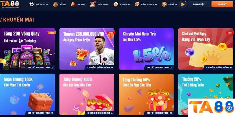 Những ưu điểm tuyệt vời tại sân chơi giải trí TA88